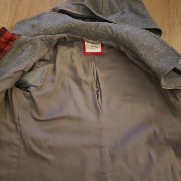 Old Navy Hooded Wool Coat Womens Small  - Picture 4 of 7